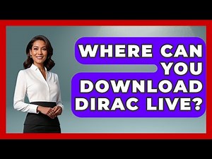 Where Can You Download Dirac Live? - NextGen Viewing and Audio