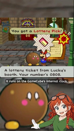 UN-LUCKY LOTTERY?~Paper Mario TTYD #papermariothethousandyeardoor #mario #papermario #nintendo