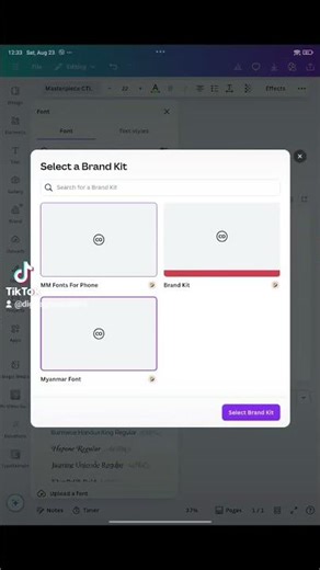 Canva Myanmar Font Change #design #digitalproducts #canva