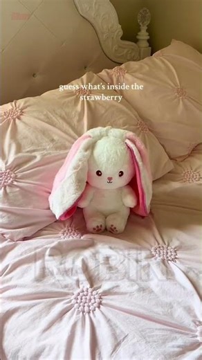 🐰Easter Early Sale 49% OFF🍓Strawberry Bunny Transformed into Little Rabbit🎀 Fruit Doll Plush Toy🐰