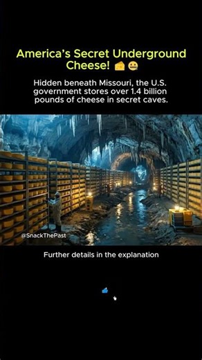 America’s Secret Underground Cheese! 🧀🤐 #Shorts #History