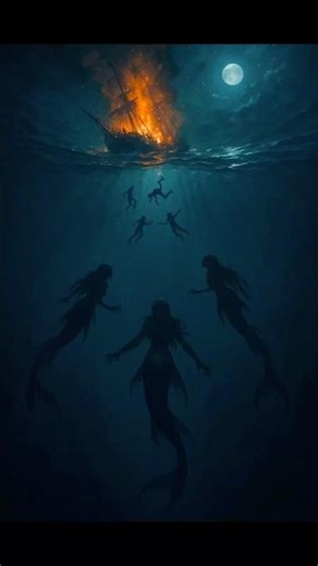 Mermaids in the deep / book of Enoch / falling angels #hiddendepthspress