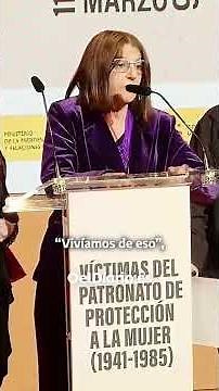 Consuelo, víctima del Patronato de Protección a la Mujer: "Queremos verdad, justicia y reparación"