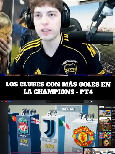 DAVO REACCIONA A LOS CLUBES CON MÁS GOLES EN LA HISTORIA DE LA CHAMPIONS LEAGUE. #humorr #puerro #championsleague #kickclips #davooxeneize