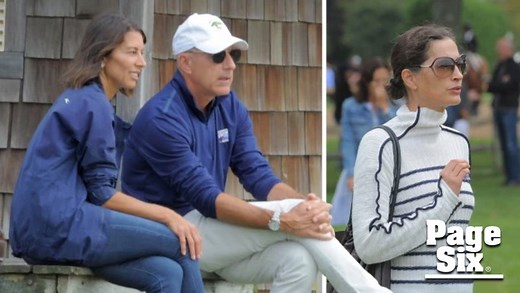 Matt Lauer, girlfriend attend same Hamptons event as ex-wife Annette Roque