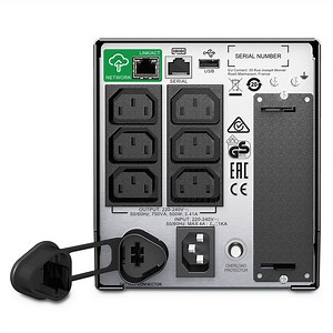 SMT750IC - APC Smart-UPS, Line Interactive, 750VA, Tower, 230V, 6x IEC C13 outlets, SmartConnect Port SmartSlot, AVR, LCD | Schneider Electric UK