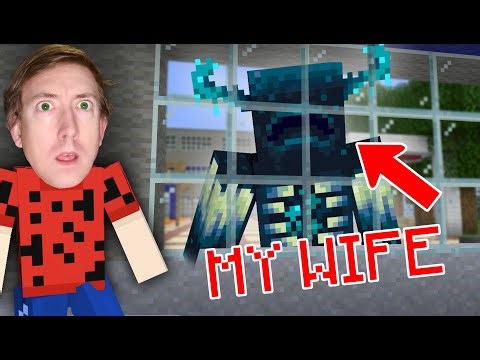 Minecraft but My Wife is Big & Scary (Hide & Seek vs Warden)