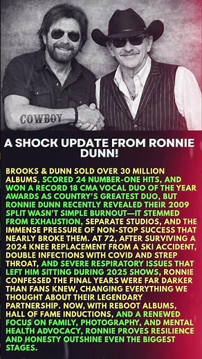 A Shock Update From Ronnie Dunn!