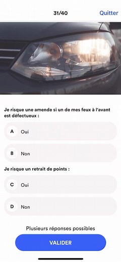 Petit piège à l'auto-école en ligne