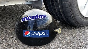 Experiment Car vs Pepsi and Mentos | Crushing crunchy & soft things by car | Test Ex