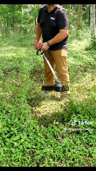 Do you need a dual battery string trimmer? Just a little footage from our review of the @Milwaukee Tool M18 FUEL Dual Battery 17” String Trimmer. Two speeds: 4,900 and 6,200 RPM. Reaches full speed in less than 1 second. #shoplife #lawncare #milwaukeetool #tools #toolsofthetrade #nothingbutheavyduty #fyp