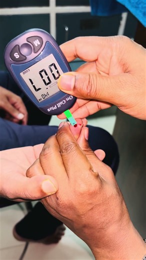 Blood sugar test technique | GRBS checking procedure #sugar #diabetes #shorts #trending #feed #reels