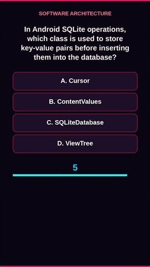 Android SQLite: Using ContentValues