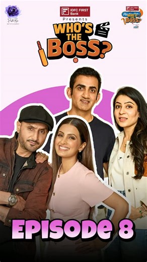 Voompla on Instagram: "It’s here. Episode 8 of Who’s The Boss? is out today. Gautam Gambhir and Natasha Jain come together for a conversation shaped by experience, understanding, and the bond they share. Watch now. #WhosTheBoss #geetabasra #harbhajansingh #gautamgambhir #natashajain @whosthebossshow @geetabasra @harbhajan3 @gautamgambhir55 @natashagauti"