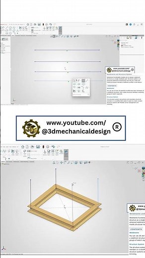 ⚡Master #solidworkstutorial Weldments: Step-by-Step Tutorial for Beginners