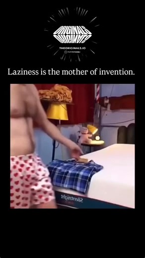 Trend_tokhubb | #onlyoriginals #theoriginals The video shows a man rigging a pulley system to lift his mattress and tuck sheets with minimal effort,... | Instagram
