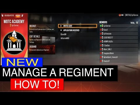 World of Tanks Modern Armor: How To: Manage a Regiment (Post 9.6)