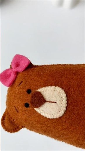Peek-a-boo! 🧸 Cutest DIY Felt Teddy Bears You Can Sew