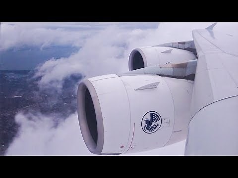 Air France A380-800 - Beautiful Smooth Landing New York JFK Airport