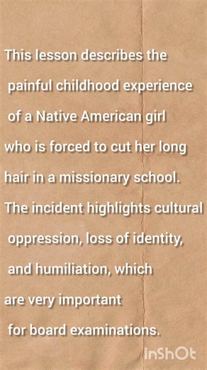 PAINFUL CHILDHOOD 😭 MemoriesOfChildhood# CuttingOfMyLongHair# ZitkalaSa#Class12English#Boards2026