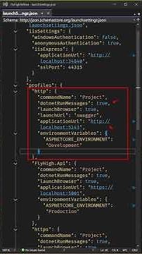 Understanding launchSettings.json in ASP.NET Core