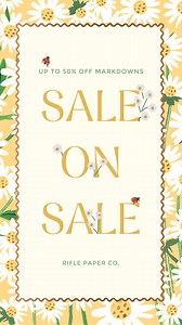 The Memorial Day Sale is here! Now through 5/30, get up to 25% off all full-price items, and up to 50% off sale. | Rifle Paper Co. | Facebook