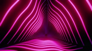 Triangle Pink Tunnel Free Video