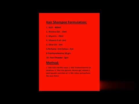 Engine degreaser Formula |Detergent Powder Manufacturing Formula|Hair Shampoo Manufacturing Method