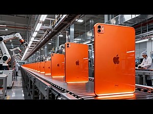 Inside Apple’s iPad Pro Factory 🏭 Orange Edition Full Production Process