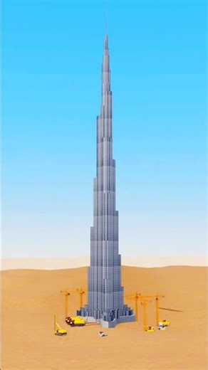 HOW TO Burj Khalifa 3 d Animation#shortsfeed #shorts