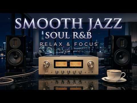 Smooth Jazz & Soul R&B 24/7 – Midnight Jazz Lounge | Relaxing Instrumental Vibes