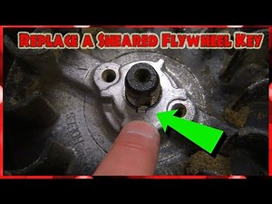 How To Replace A Sheared Lawnmower Flywheel Key