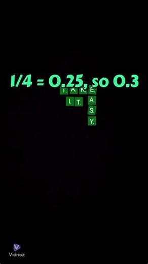 Which is bigger? 0.3 or 1/4? MathRiddle, MathTrick, MathShorts, QuickMath, StudyTips, Education