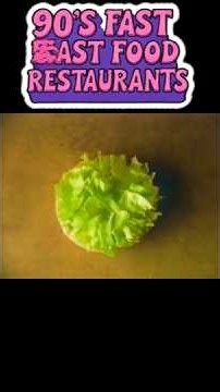 💯 90s Fast Food Commercials #shorts #nostalgia