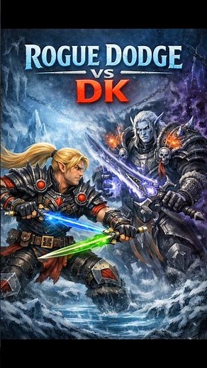 Rogue Dodge vs DK #wowshorts #mmorpg #worldofwarcraft #wotlk #wowclassic #gaming #pvp