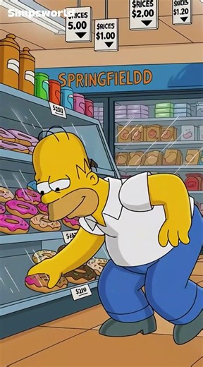 Homer eat donuts#simpsons