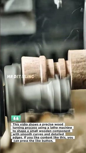 Wood Turning Precision – Satisfying Wood Lathe Craftsmanship Process