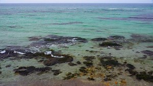 Small sea waves and clear water - Free Stock Video