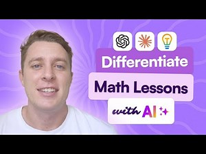 How to differentiate a math lesson with AI