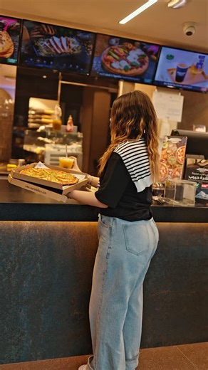 Hot pizza and cold juice… the perfect combo anytime  | Mario Bakery | Facebook