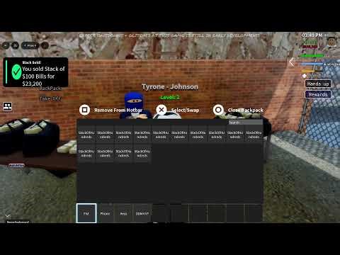 Central Streets Roblox RP Grinding for cash