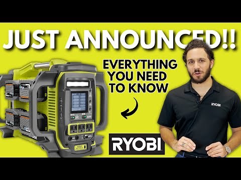 PORTABLE POWER for Refrigerators, TVs, & More! | RYOBI 18V ONE+ 1800-Watt Power Station