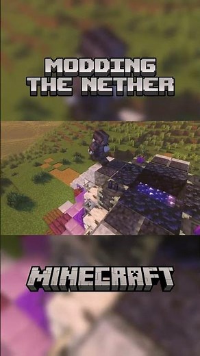 any size Nether Portal 🛠️ #Minecraft #MinecraftMods #Nether #Modding