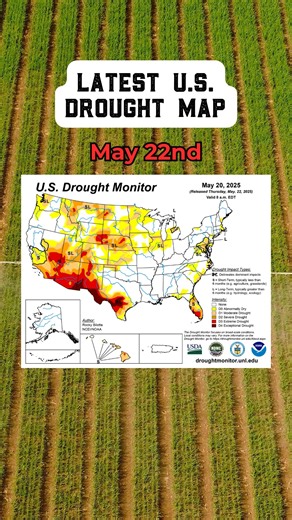 The latest drought map just dropped!🌾 How does it look in your area? | Jones Twine & Net Wrap, Inc.