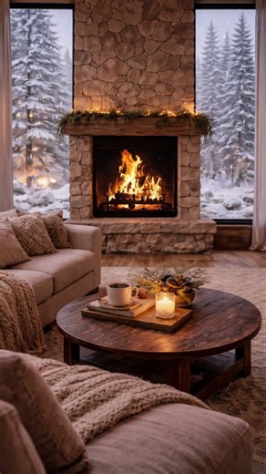 Cozy Fireplace Ambience for Relaxation and Calm