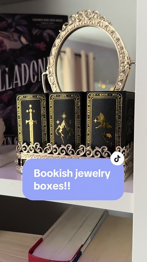 New jewelry boxs!!! ! #book #books #booktok #bookstagram #bookoftheday #booklover #bookaesthetic #cozy #booknook #rebeccayarros #aesthetic #sjm #sarahjmaas #gadget4entertainment #unboxing #haul