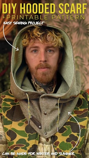 DIY hooded scarf neck warmer. It’s beginner-friendly, quick to sew, and easy to customize with different fabrics, linings, or reversible options. -LINK to Pattern: https://www.properfitclothing.com/product-page/hooded-scarf-neck-warmer-pattern-download -LINK to Full Tutorial: https://youtu.be/qymRMJlkNts Perfect for learning new sewing skills, using up fabric scraps, and creating a functional handmade piece you’ll actually wear all season. #DIY #scarf #sewing #sewingproject #handmade | Properfit