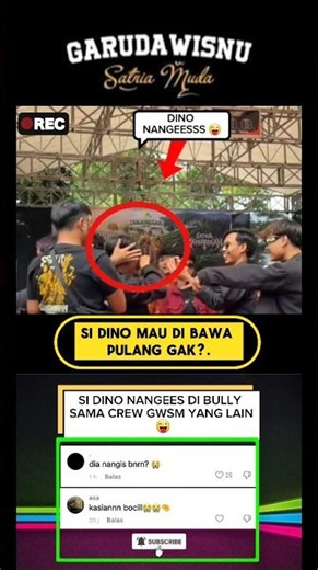 DINO NANGIS DI BULLY #gwsm #gwsmterbaru #shorts #short #kusumawara #gsky