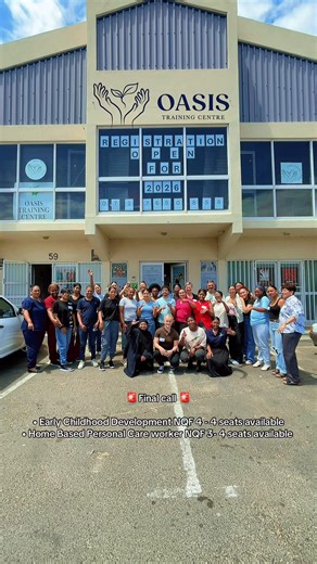 February 2026 Intake Update at Oasis Training Centre