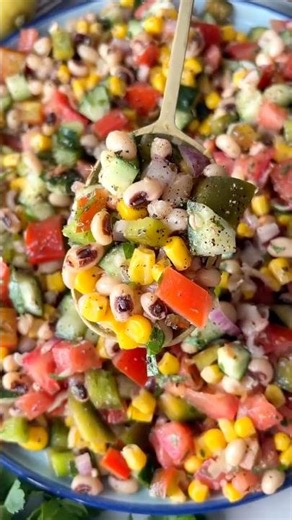Lucky Black Eyed Pea Salad